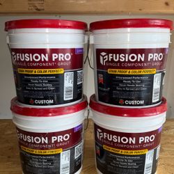 Fusion Pro Single Component Grout – Charcoal, 1 Gal (Brand New) 🧱  4 Available 