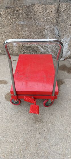 Heavy Duty, Hydraulic Dolly Cart