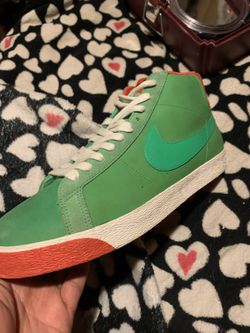 Nike Blazers Green Red Size 12