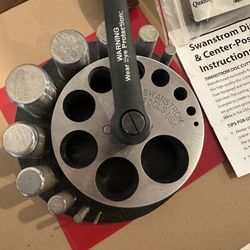 Swanson Disc Cutter Set WITH  Disc Centering Plugs