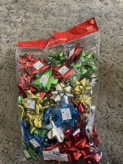 3 Pack Stick On Bows