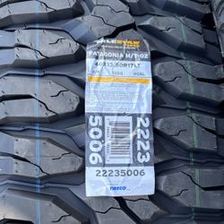 Milestar Patagoina M/T 40x13.50R17 D Rated 8 Ply Tires ( Set of 4 ) 🔥🔥🔥🔥