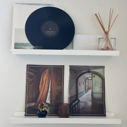Floating Wood Wall Shelf (2)