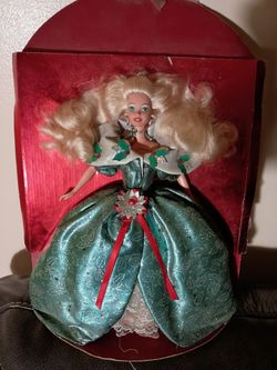 Holiday Barbie Doll in Green Gown