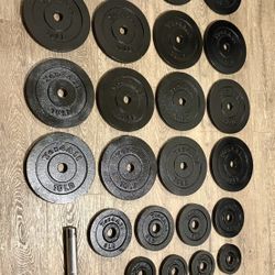 200 lbs Yes4All Cast Iron Adjustable Dumbbells With Connector To Convert In Small Bar