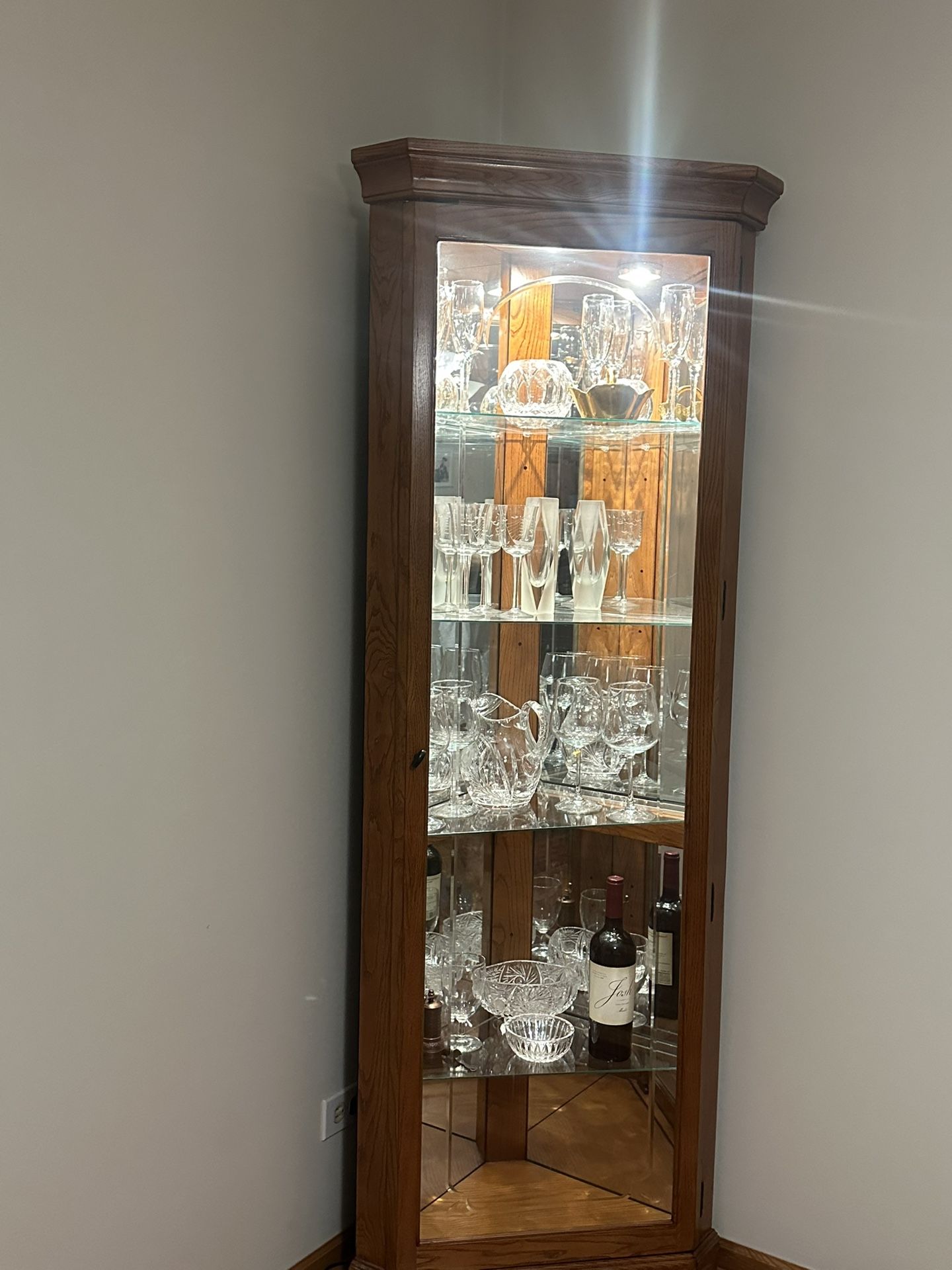 Corner China Cabinet