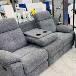 Recliner Sofa & Loveseat Set. Ask For Price 