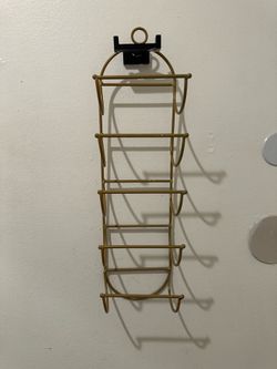 Gold towel rack