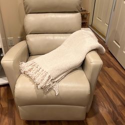Excellent faux leather recliner chair