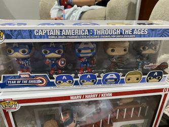 Captain America 5 Pops