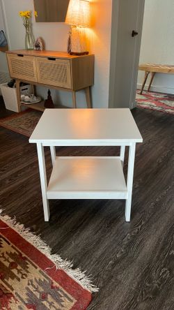 White side table