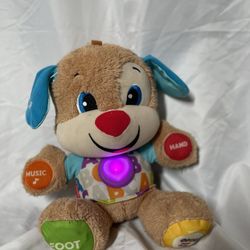 Fisher Price Laugh And Learn Love To Play Puppy Dog Plush Interactive Toy WORKS EPC