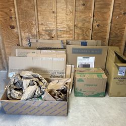 Moving Boxes and Paper/Bubble Wrap