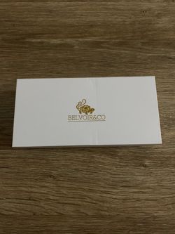 BELVOIR&CO / Diamond Cut Hampton Blue Glasses Gold Frame