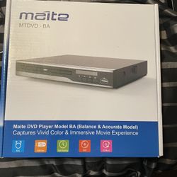 Maite MTDVD-BA DVD Player Model BA 