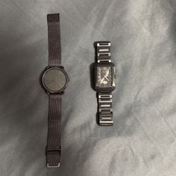 Two Stainless Steel Watches Bundle Or Single