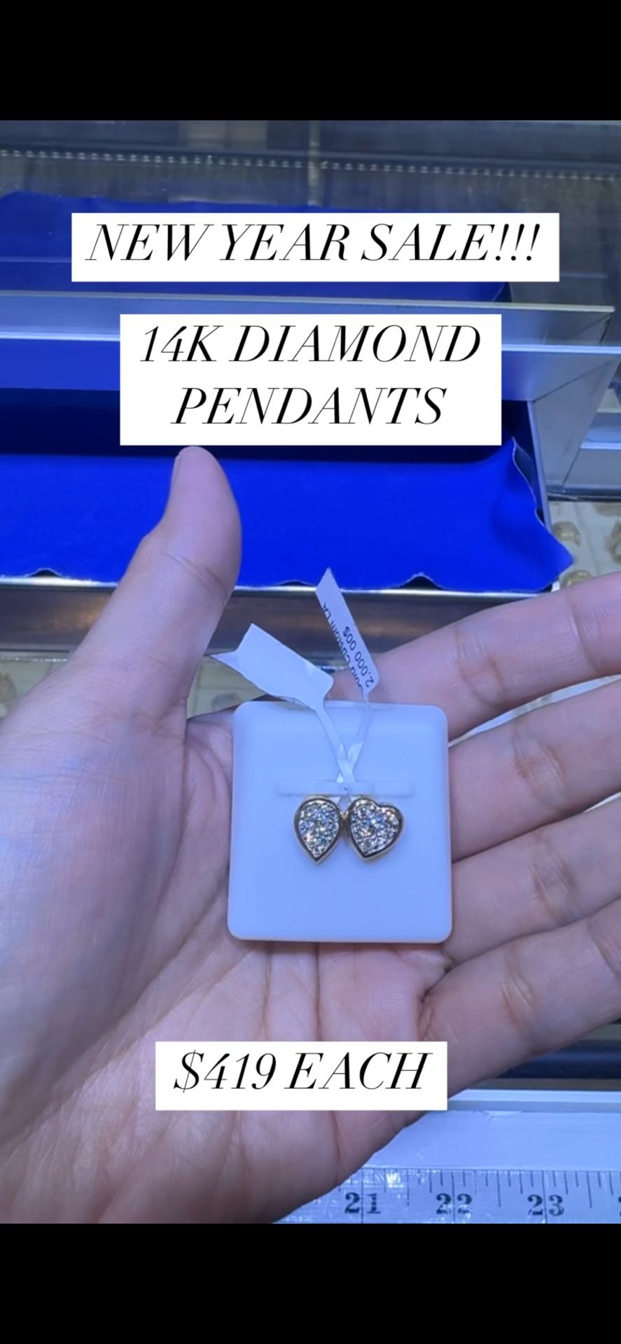 14K DIAMOND PENDANTS