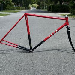 1987 Trek 400 Elance Vintage Road Bike Frameset 52.5cm Reynolds 531 Lugged Steel