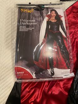 Adult Women’s Princess of Darkness Costume, Vampire by Spirit Halloween Size Large