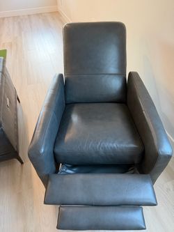 Living Spaces Leather Recliner