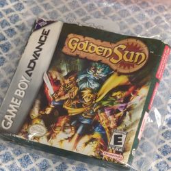 GBA Golden Sun Box + Golden Sun The Lost Age