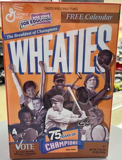 Wheaties 75 Years of Champions Commemorative Box 1999