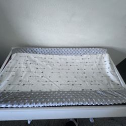 Baby Changing Pad + Washable Cover and Changing Tray