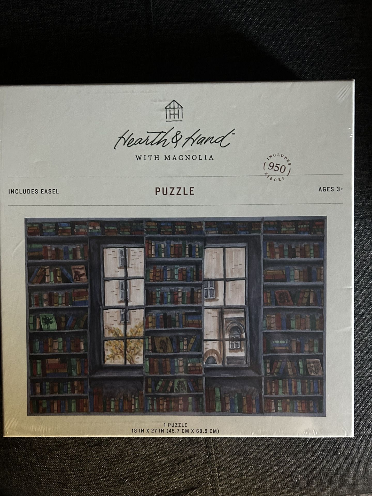 Hearth & Hand Puzzle Bookshelves