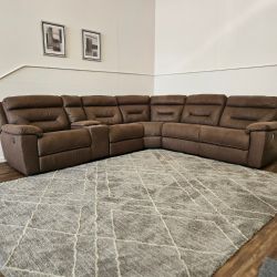 Brown Manual Recliner New - FREE DELIVERY