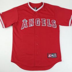 Vintage Majestic Anaheim Angels Josh Hamilton Baseball Jersey Size Men's Medium
