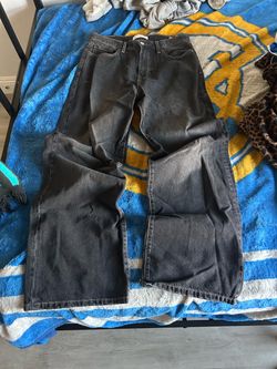 Pacsun extreme washed black extreme baggy 31/32