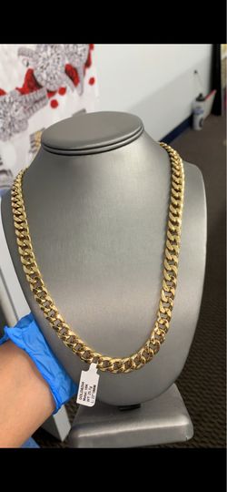 18k gold Cuban chains-25.7g