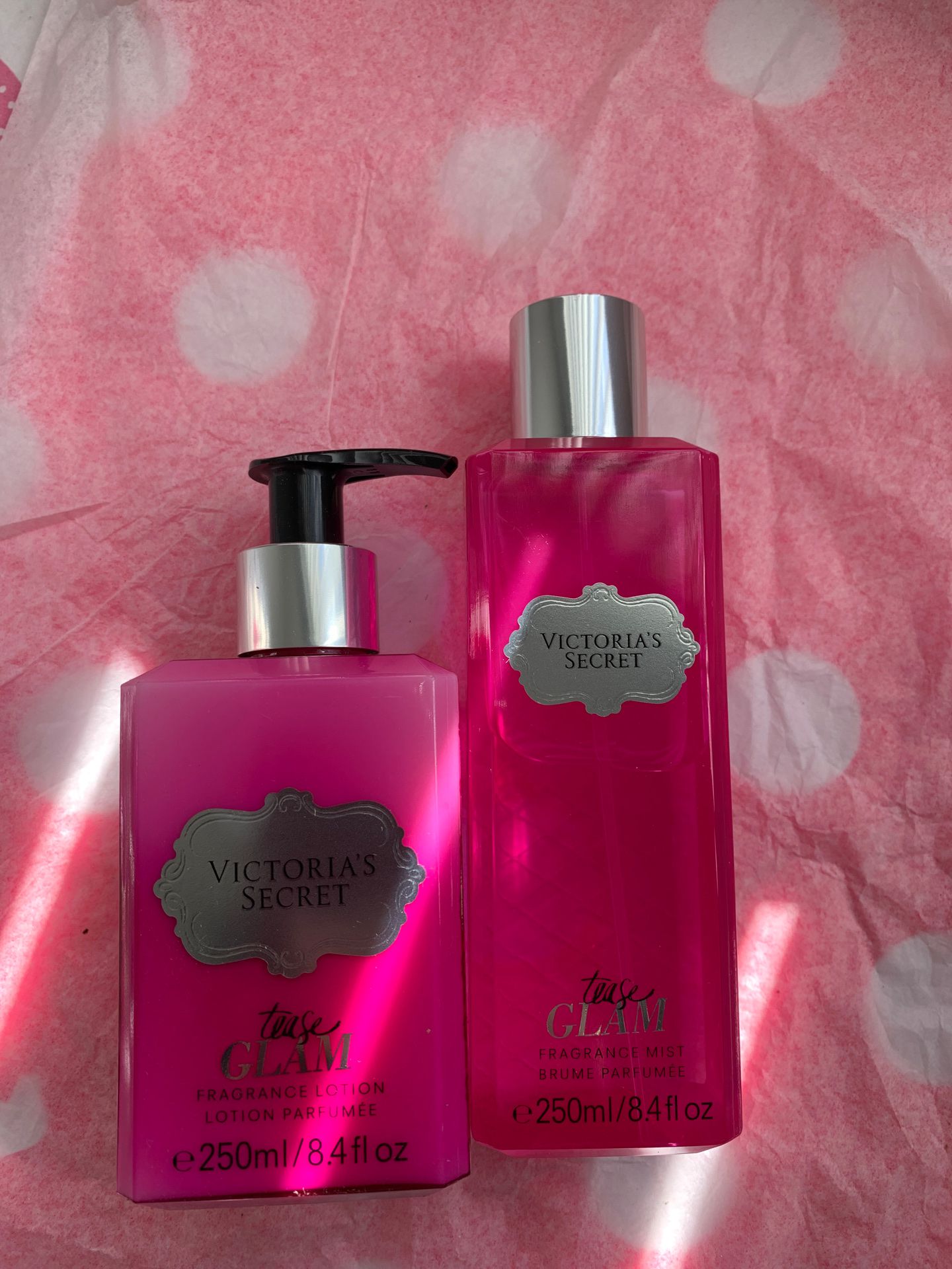 Victoria’s Secret tease glam fragrance mist and lotion set for $20