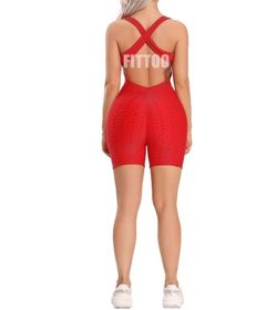 Scrunched Booty Bikershort Romper