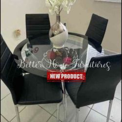 Modern Dining Set- Available In Red, White, Grey- Visit Betterhomefurnitures.com For More Deals. 