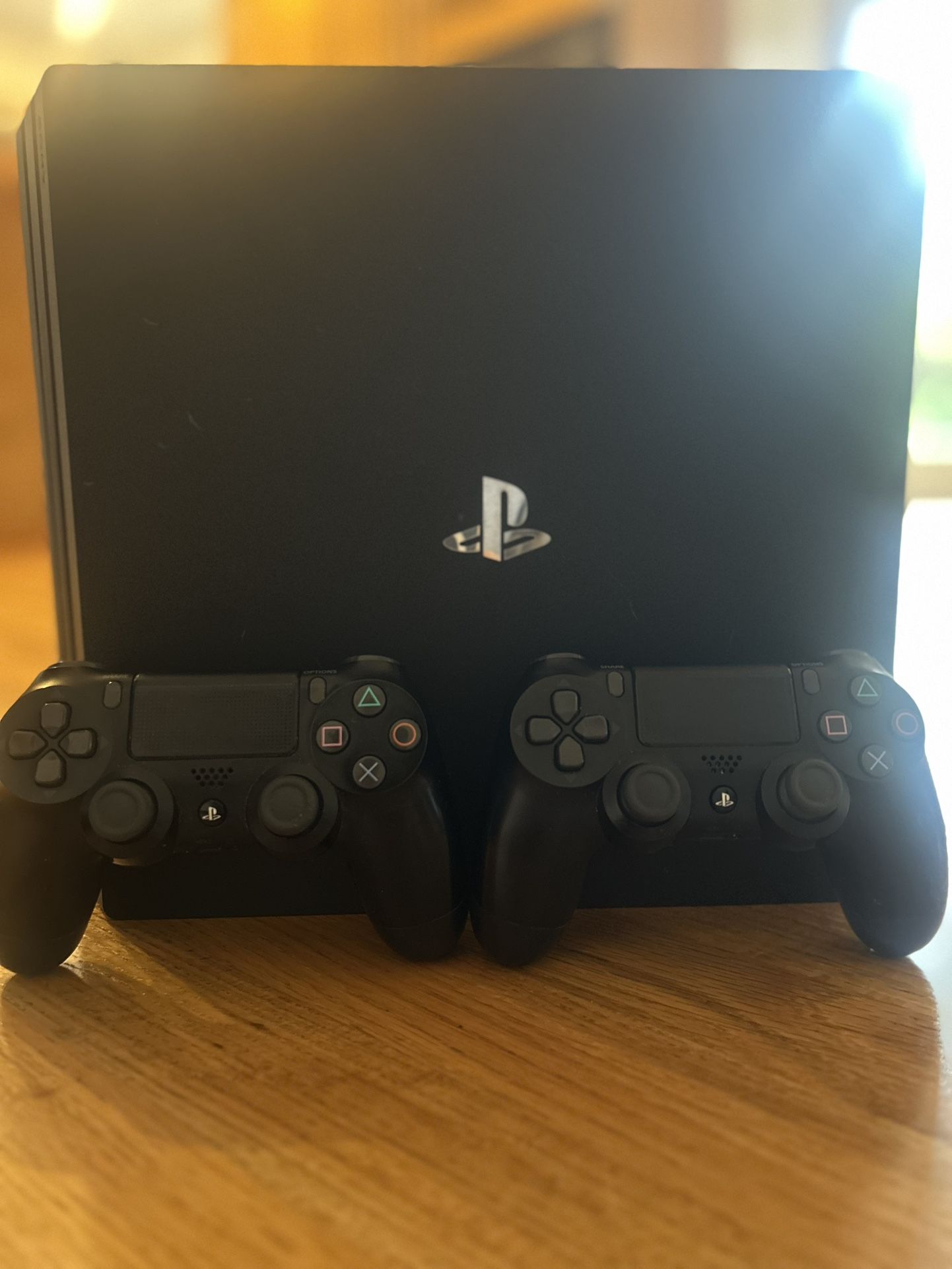 SONY PS4 PRO 500 GB- Plus 2 Controllers And Cables
