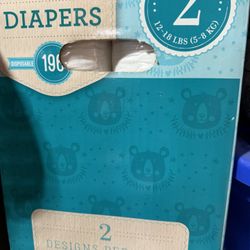 New Box Of Size 2 Diapers 