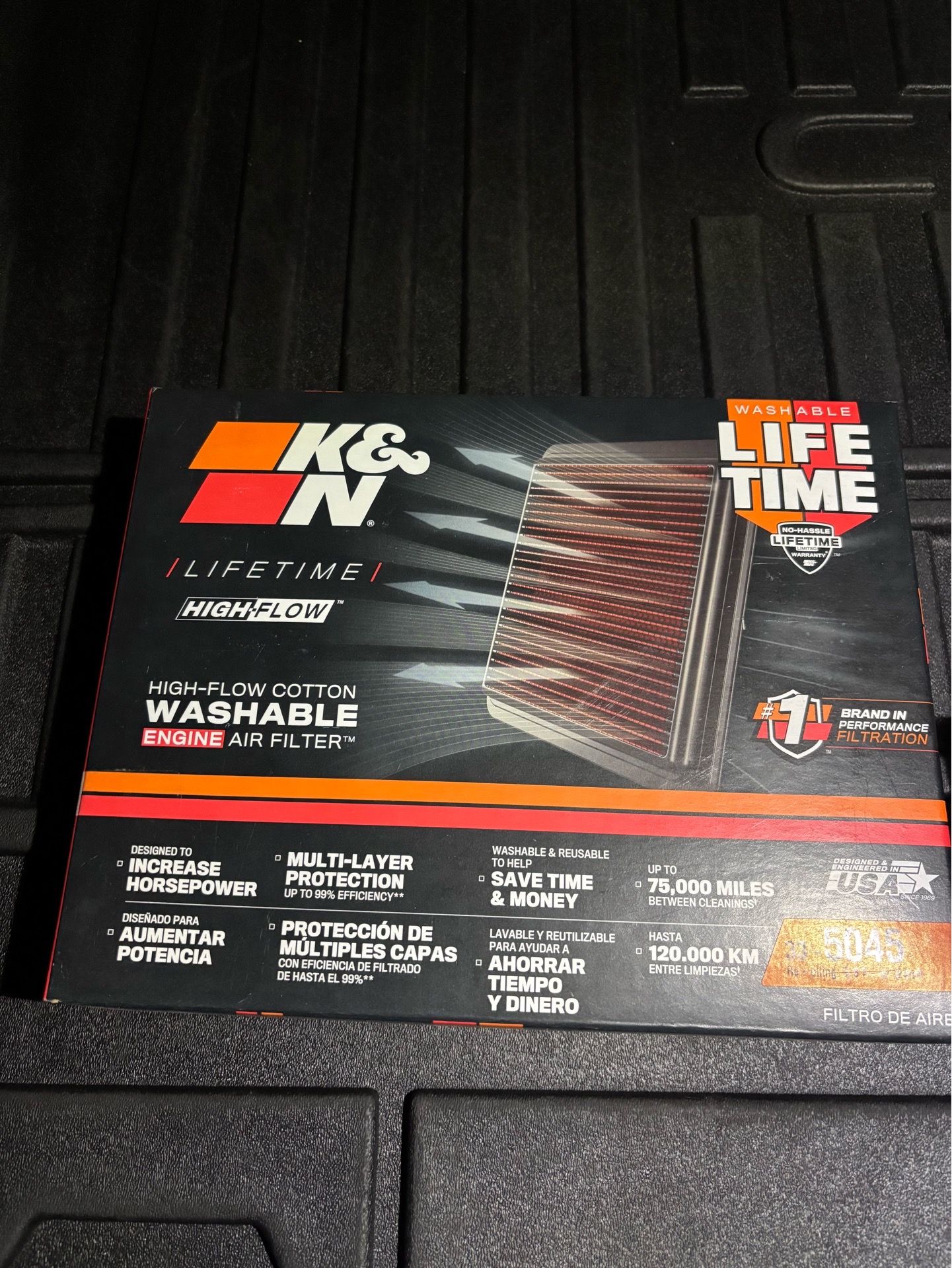 2022+ Honda Civic K&N washable air filter