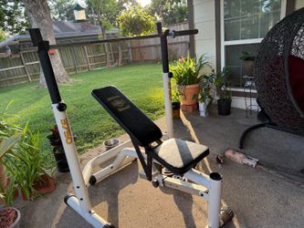 Weights and Bench