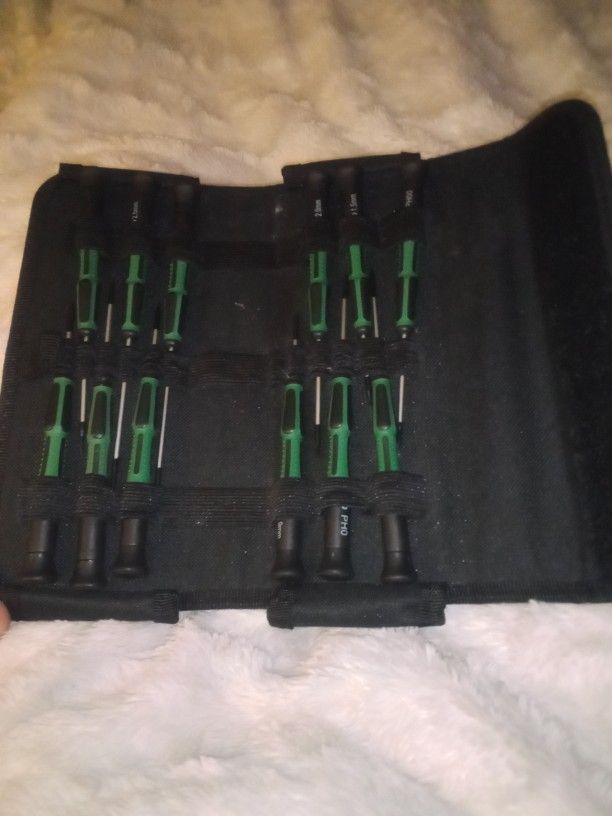 12 Pc. Micro Screwdrivers