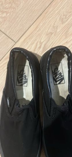 Black vans shoes size 6.5