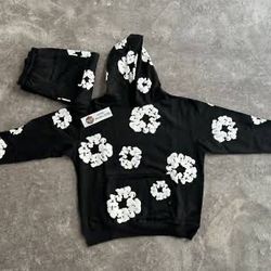 Denim tear track suit