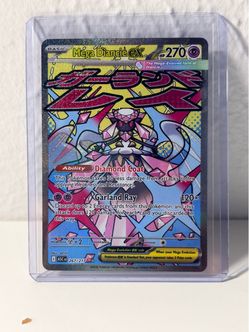 Mega Diancie ex Pokémon Card 267/217 Secret Rare