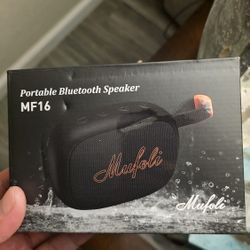 The MF16 Magnetic Speaker: Stick it anywhere and play all day.