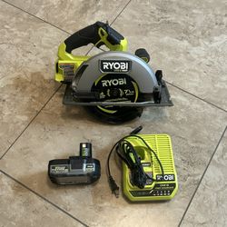 Ryobi 18v HP Brushless 7-1/4” Circular Saw with 4ah Edge Battery Kit