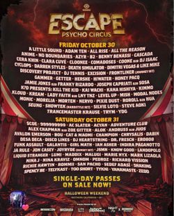 Escape Halloween 2 day VIP