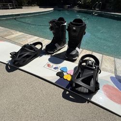 Girls DC Step On Boots, Burton Step On Bindings, Salomon Board