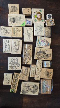 Assorted Rubber Stamp Collection