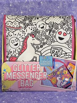 Glitter Messenger Bag