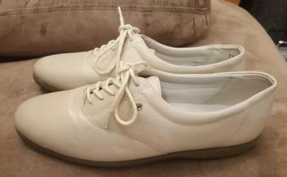 Women's Easy Spirit ESMOTION Leather Oxfords Shoes Flats 7.5 B/2A